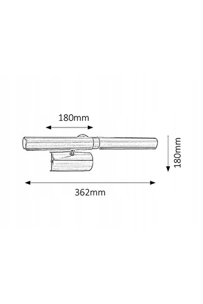 NO BRAND Aplică de perete clasică, bronz, E14, pentru tablouri 3642 Rabalux +...