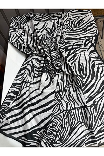 ipekevi 100% Cotton Shawl Summer Season Zebra Pattern