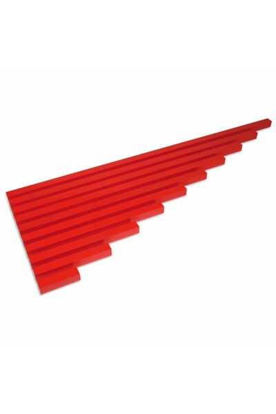 Montessori Gemisi Montessori Red Rods |   Wooden Montessori Stick Set |   Duy...