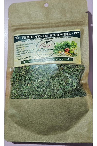 GUST DIN FRUMOSU Verdeață de Bucovina 25 g –