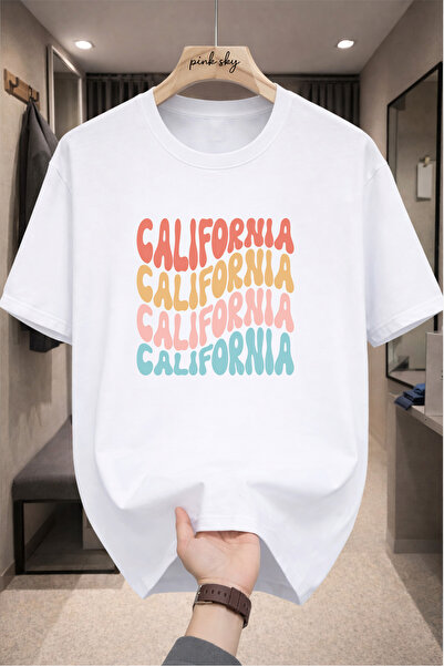 Pink Sky Premium Oversize T-Shirt 100% Cotton Unisex Comfortable Fit Trending...