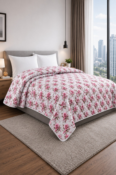 Bella Home Bedspread |   Multi-Purpose |   100% Polyester |   Sensitive Keys ...