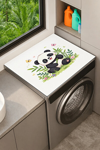 Valerine Life Κάλυμμα αδιαβρέφομο από μπαμπού Panda για οργάνωση πλυντηρίου κ...