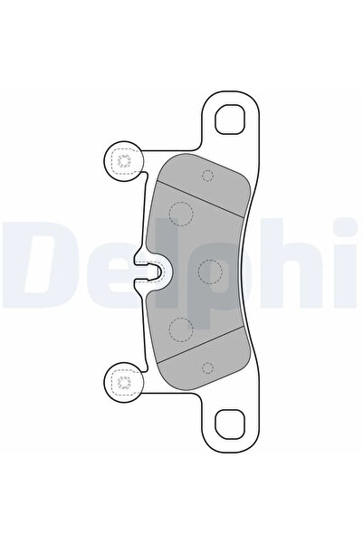 DELPHİ Set Placute Frana Frana Disc Porsche Cayenne Vw Touareg 2006-2018