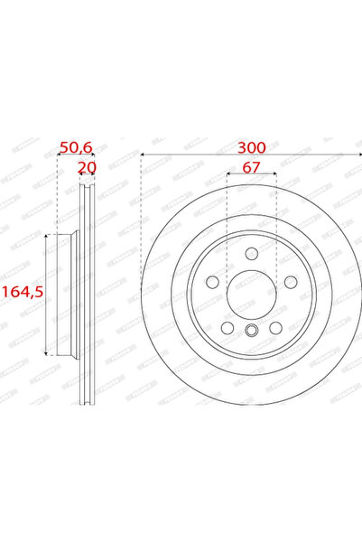 FERODO Set Discuri Frana Bmw 1/2 Active Tourer/2 Gran Mini Mini Clubman/Mini ...