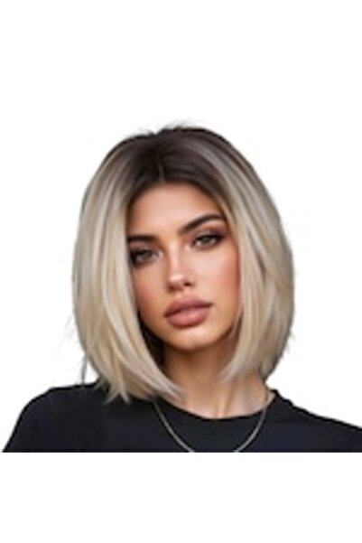 OEM Perucă de damă, aspect blond balayage