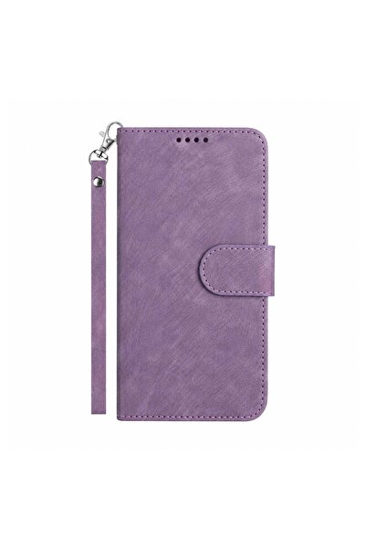 EXCLUSIVE Husă portofel pentru Apple iPhone 15, Liliac