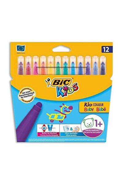 Bezos Kid Couleur Keçeli Boya Kalemı 12 li
