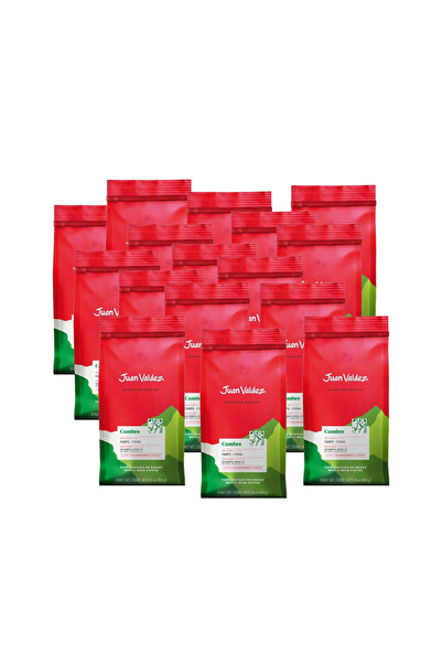 JUAN VALDEZ Pachet cu 16 x boabe de cafea Juan Valdez-Cumbre Fuerte 454 g