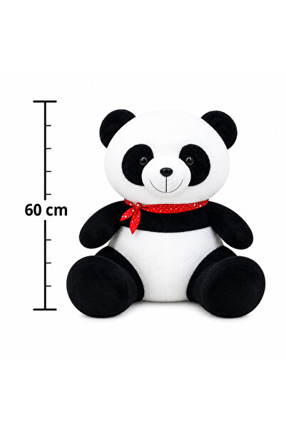 wafra store Soft Plush Panda Toy for Kids Large Black and White Bear with Red...