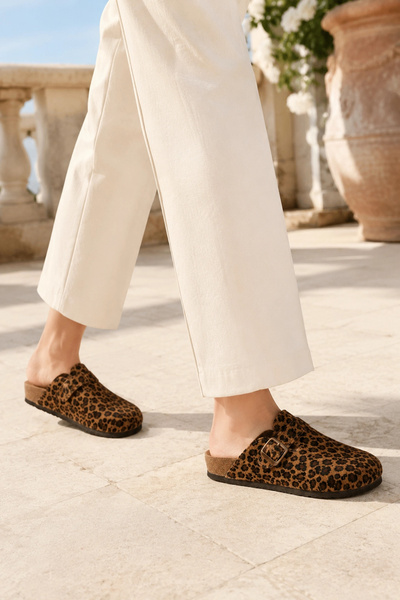 Sivarro Sabo Slippers Cork Sole Women's Home Outdoor Comfortable Lightweight Non-Slip Comfortable
