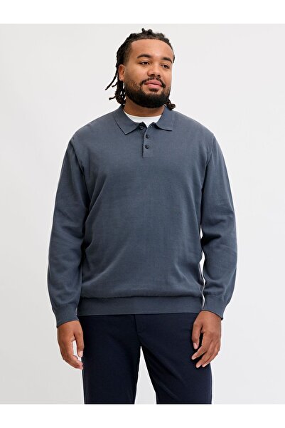 Jack & Jones Plus Gestricktes Polo Plus Size Gestricktes Polo