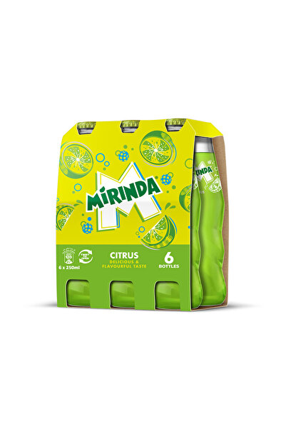 mirinda زجاجة عصير حمضيات 250 مل (6 زجاجات)