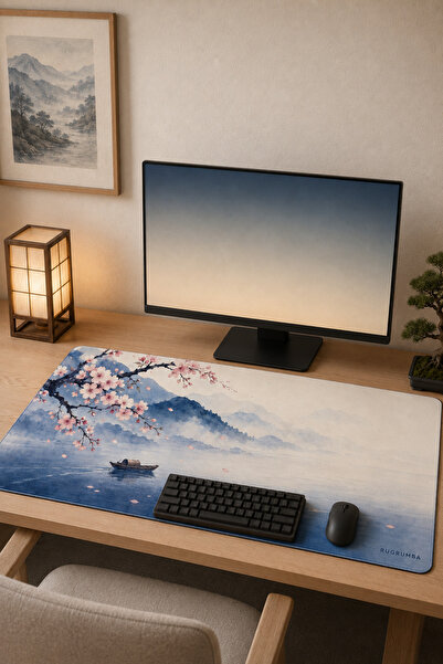 RUGRUMBA Premium Ιαπωνικό Zen Sakura Journey XXL Gaming Mousepad 40x90 εκ. 4 ...