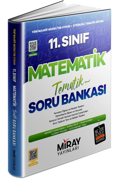 Miray Yayınları Miray 2027 11. Sınıf Matematik Tematik Soru Bankası Maarif Model