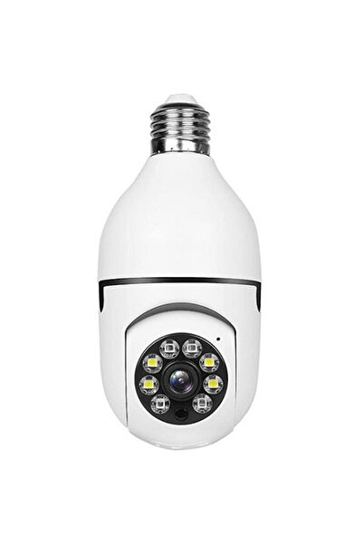 REDz Accessories Cameră de supraveghere, design tip bec fals, WiFi, montare p...