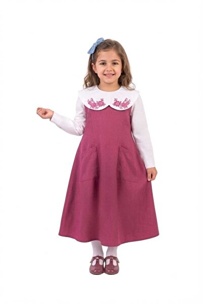 sea gulf Girls' Primary School Uniform, One Piece, Without Belt