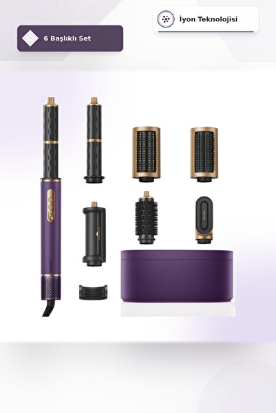 Dreame Airstyle Pro Purple Multi Styler Ionic Hair Styler with 6 Heads, Curli...