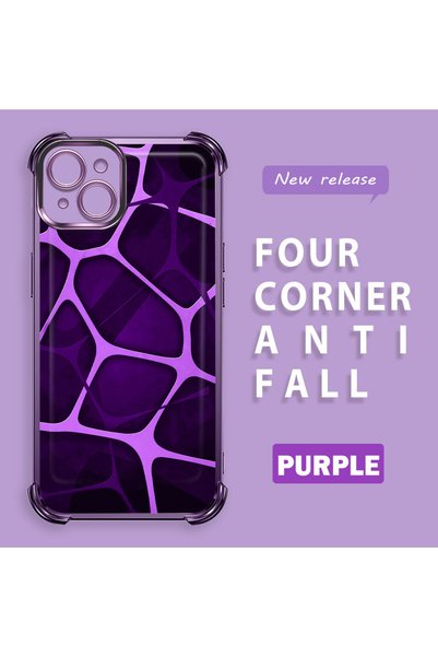 ucuc iPhone 15 Plus Compatible Transparent Back Four-Corner Reinforced Impact...