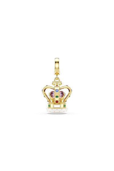 Swarovski 5753019 Charm Mınıons:Charm Crown Amet/Gos