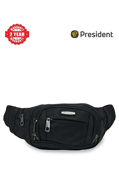 President Premium 11.5" Compact Waist Pack for Men and Women, Waterproof Bag,...