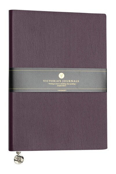 MTKardeşler دفتر ملاحظات فيكتوريا جورنالز سمتھ كلاسيك بغلاف مرن مخطط، 14.8×21...