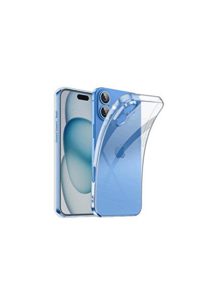 iPhone 16 Lüx Şeffaf Koruyucu Silikon Kılıf