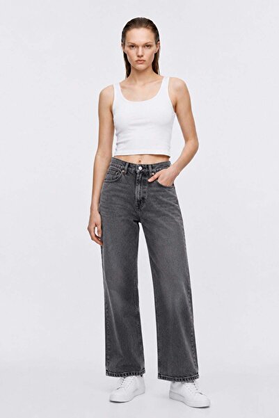HAKKE Blugi - Gri - Denim
