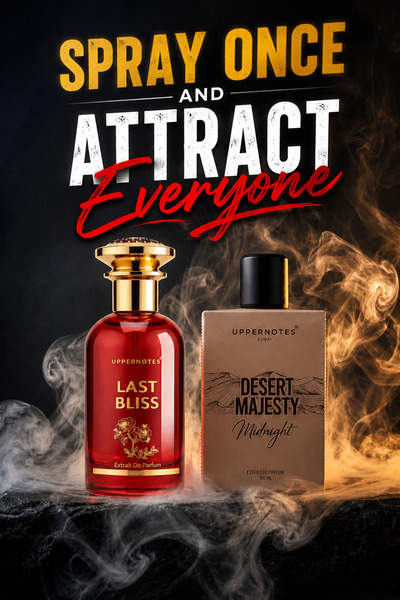 Uppernotes Perfume Gift Set for Men and Women, 2 x 100ml Eau de Parfum Duo, R...