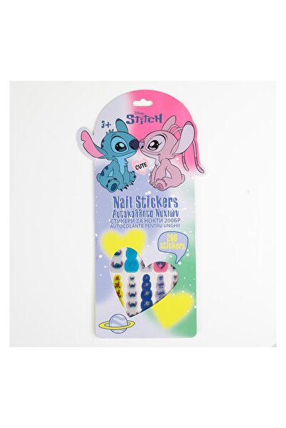 Stitch Stickere/autocolante unghii copii, model Stitch, 200 bucăți – manichiu...