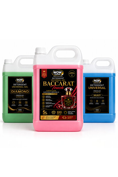 wowclean.ro Set Detergent – Baccarat Touch + Diamond + Select (15L)