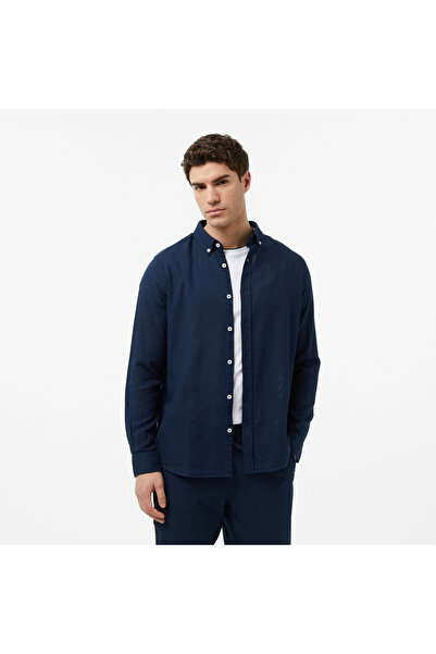 Nautica Erkek Lacivert Regular Fit Gömlek