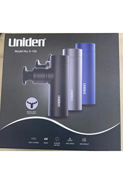 UNİDEN Profesyonel Mini Masaj Tabancası | Massage Gun - 27 KG Güçlü | 4 Hız S...