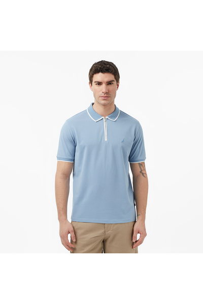 Nautica Erkek Mavi Regular Fit Polo Yaka T-Shirt