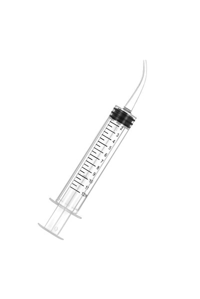choice2 1pc Straight Curve Liquid Sample Dispenser, 0.17 oz Syringe for Liqui...