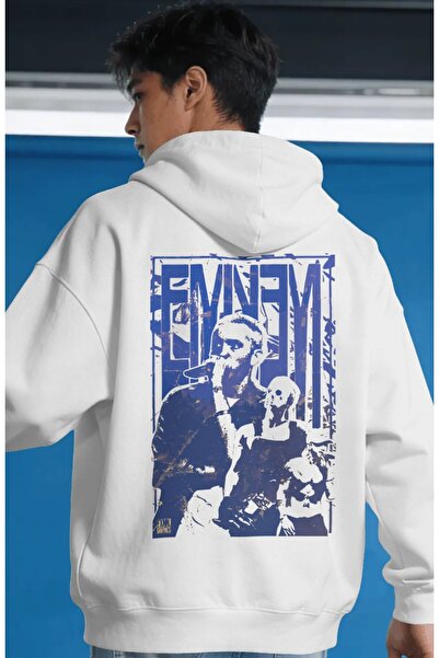 SEVBANO Eminem Rapper Singer Back Printed Unisex Oversize Premium Hoodie