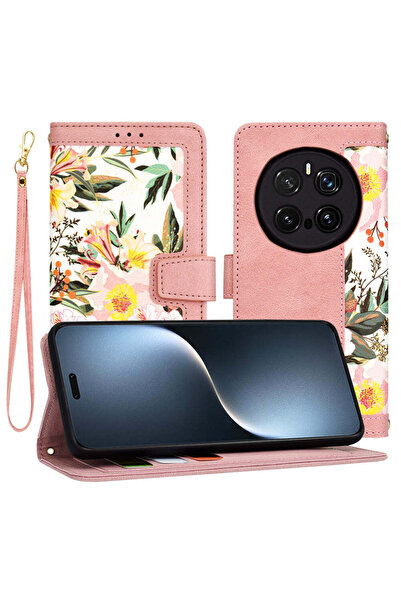 Techsuit Husă pentru Honor Magic7 Pro, FlipCraft, roz - roz