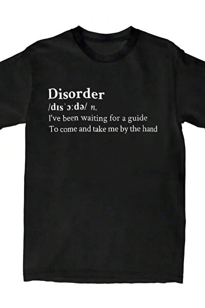 9TAY Joy Division T Shirt Disorder Aesthetic Quote Popular T-Shirts Short-Sle...
