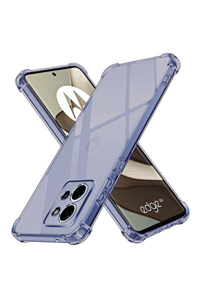 Techsuit Husă pentru Motorola Edge 50, Silicon transparent rezistent la șocur...