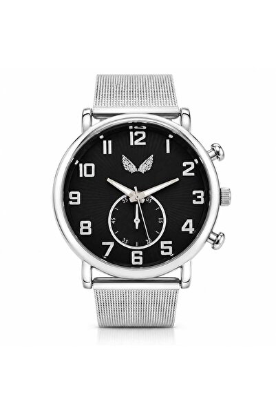Watch Ceas barbatesc, bratara metalica, Casual, Ulysses, Argintiu, CB154