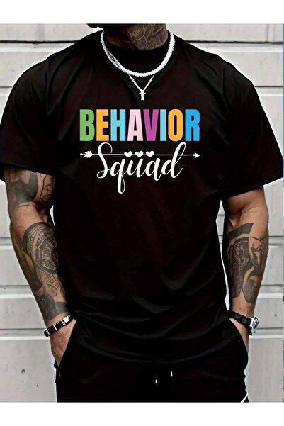 9TAY 100% Cotton Behavior Squad ABA Therapist Therapy Behaviour Team RBT T-Sh...