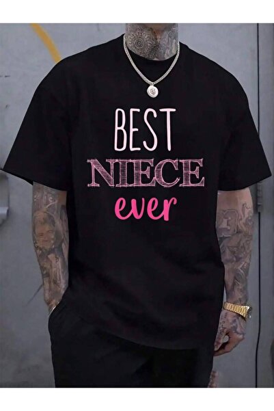 9TAY 100% Cotton Best Ever Niece Shirt Women's Men's Black Vacation Crew Neck...