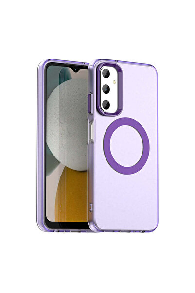 Techsuit Husă pentru Samsung Galaxy A05s, CandyCase MagSafe, alb - mov