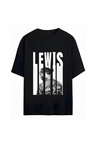 SVART WEAR Μπλουζάκι Lewis Hamilton με στάμπα Unisex Oversize από 100% βαμβάκι