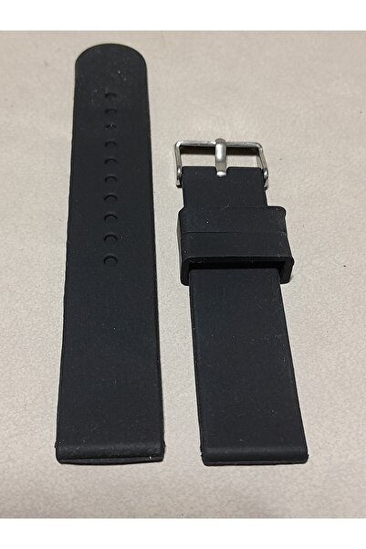 PRM 20 mm siyah silikon saat kordonu uzun model