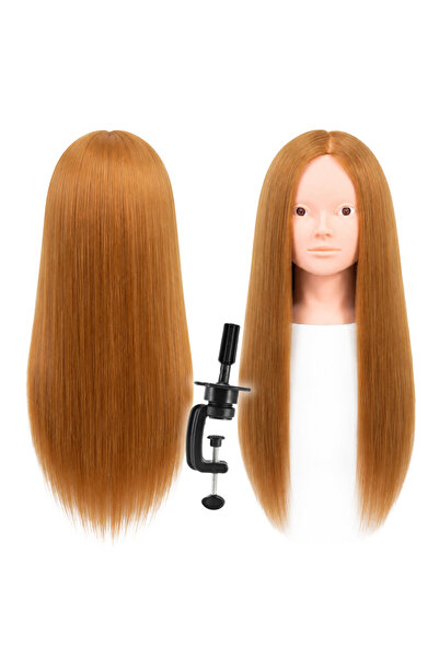 Korbi Manechin de antrenament pentru coafură, 70 cm, blond, cu suport