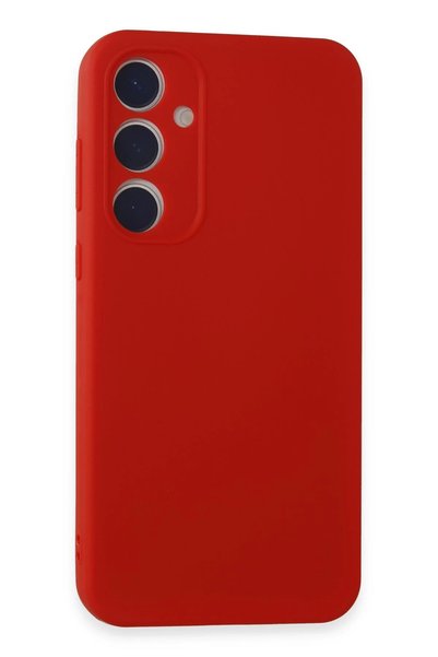 New Face حافظة ACONCEPT لهاتف Galaxy A55 5G من السيليكون الأولي (113019) - أحمر