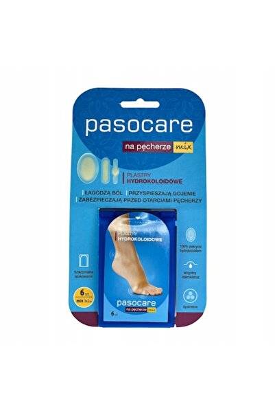 PASO Plasturi pentru bășici, asortate, Pasocare, 6 bucăți