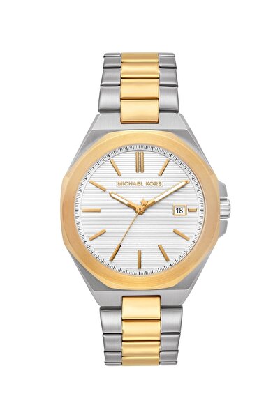 Michael Kors Ceas analogic cu cadran texturat și brățară din oțel inoxidabil ...