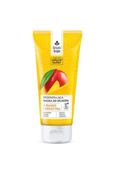 Botanic Origin, mască regenerantă pentru păr cu mango și cheratină, 200 ml